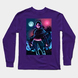 Raven Demonic Powers Long Sleeve T-Shirt